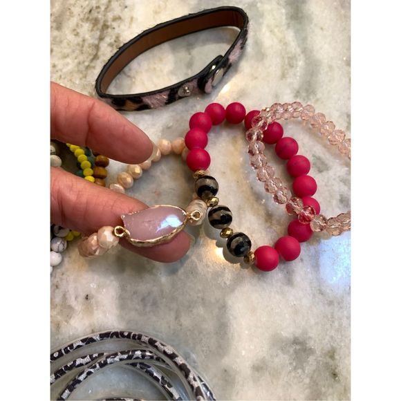 Multi Color Beaded and Bangle Bracelets #grab bag - Picture 4 of 6